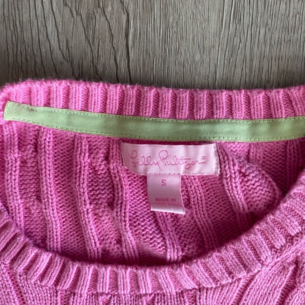 Classic Pink Lily Pulitzer Sweater - Picture 3 of 4